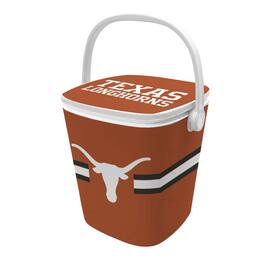Indigo Falls - Texas Longhorns 16-Quart Mini Cool Bar Cooler - White