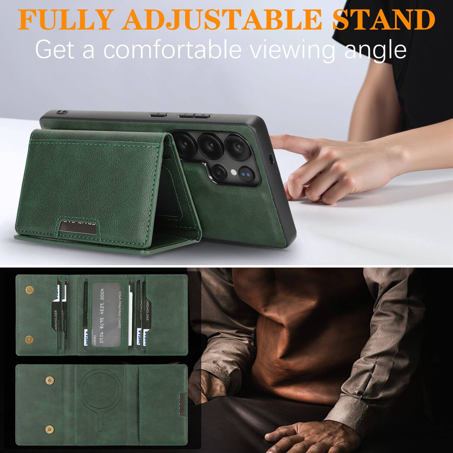 FULLY ADJUSTABLE STAND  
Get a comfortable viewing angle