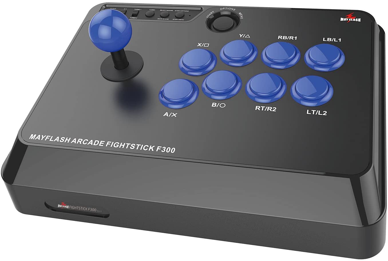 Mayflash - F300 Arcade Fight Stick Joystick for Switch/Switch 2, Xbox Series X, PS4,PS3, Xbox One, Xbox 360, macOS - Black