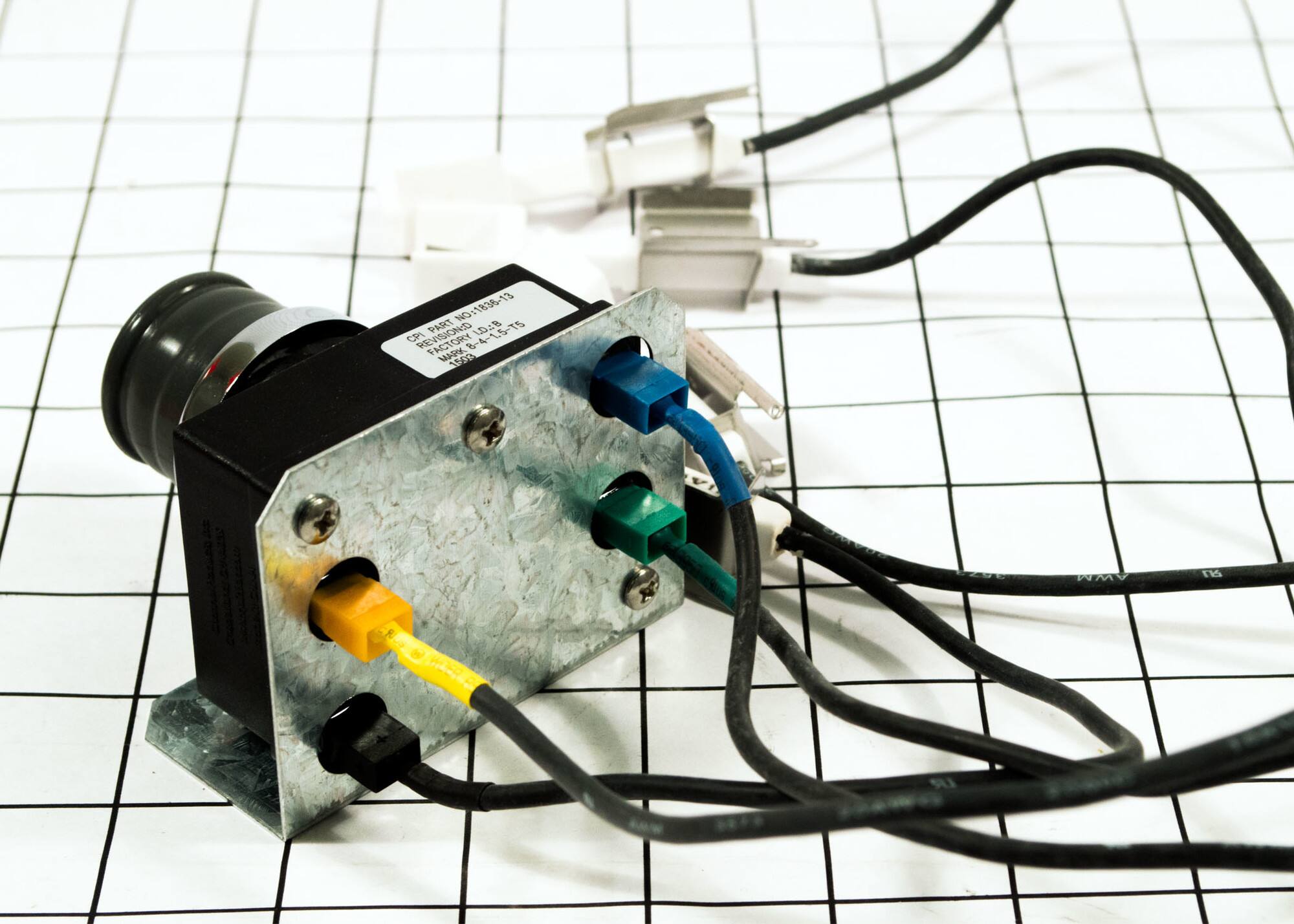 NO:1836-13  
NO: PART L08 T5  
CPI REVISION ID M98-4-1.5-75  
MAK 1509 a  
HARO  

PART NO:1836-13  
HISTORY LD-8  
MAY 4-1-75  
1651