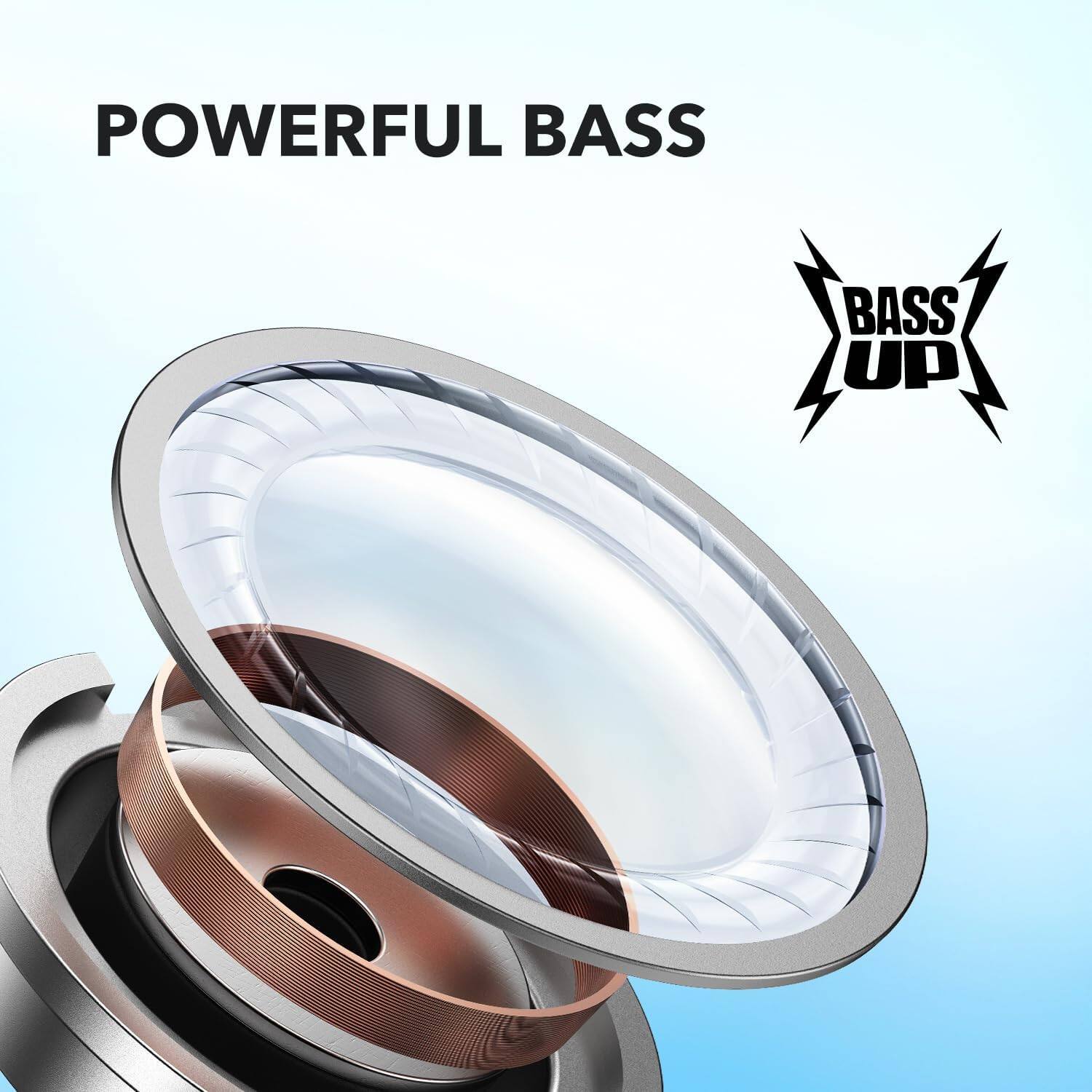 POWERFUL BASS  
BASS UP