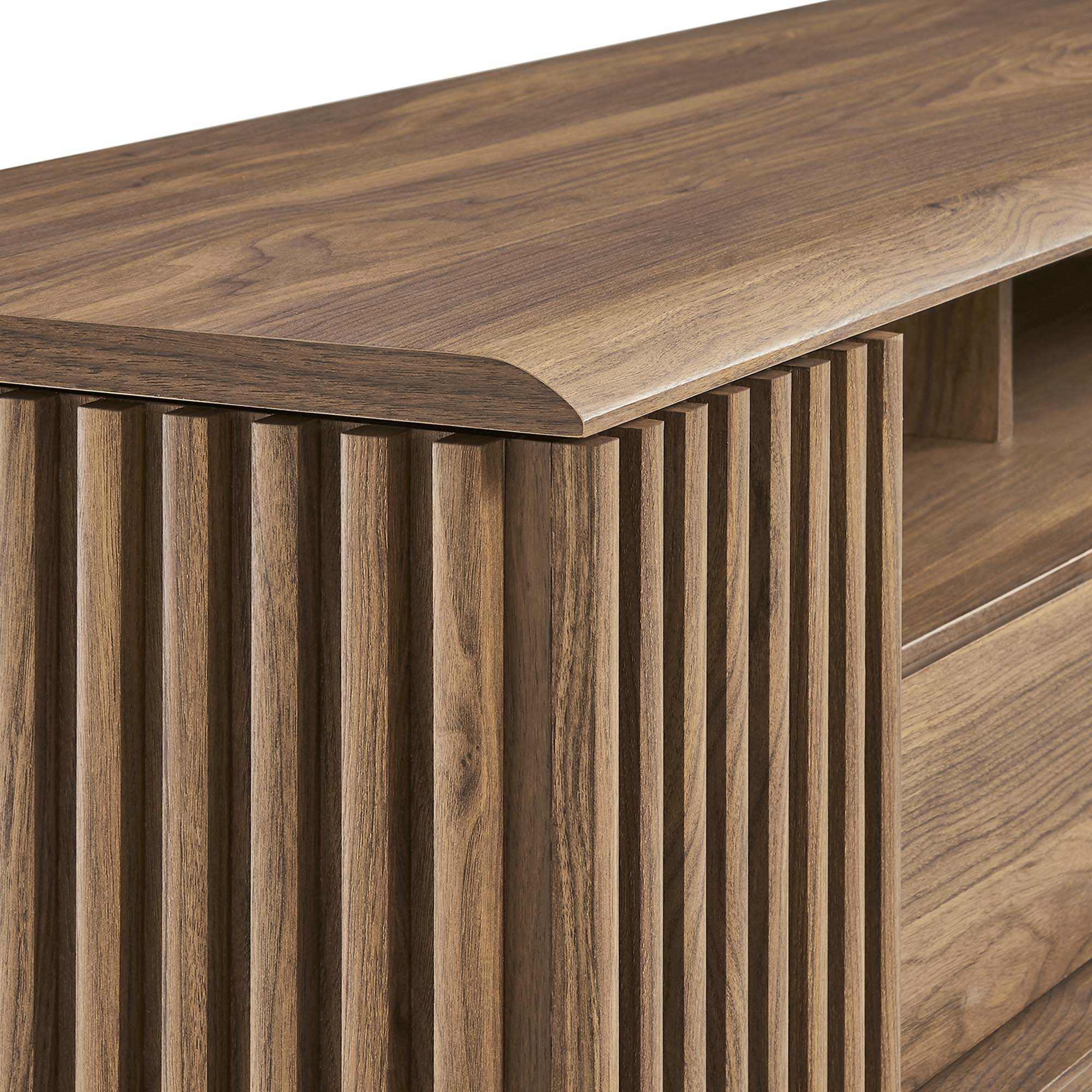 Alt View 7. Modway - Eudora 60" TV Stand by Modway - Walnut.