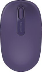 Microsoft - 1850 Wireless Mobile Optical Mouse - Purple - Front_Zoom
