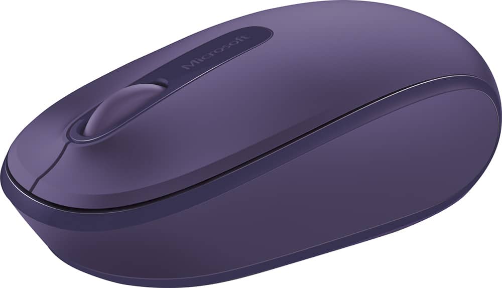 Alt View 12. Microsoft - 1850 Wireless Mobile Optical Mouse - Purple.