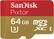 Front. SanDisk - Pixtor Advanced 64GB microSDXC UHS-I Memory Card - Red/Gold.