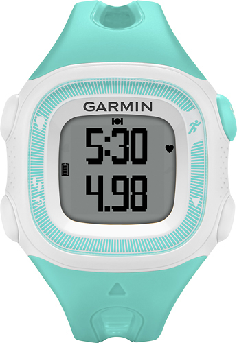diameter borduurwerk krassen Best Buy: Garmin Forerunner 15 GPS Watch (Small) Teal/White 010-01241-21