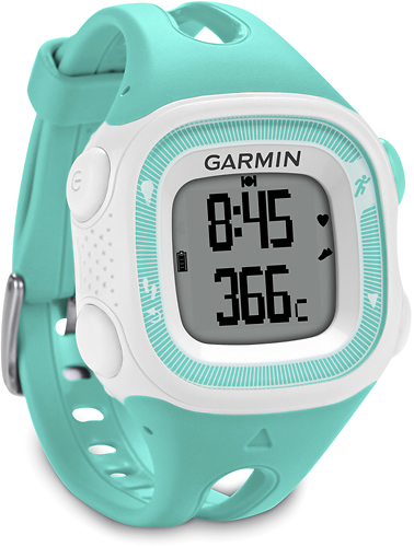 diameter borduurwerk krassen Best Buy: Garmin Forerunner 15 GPS Watch (Small) Teal/White 010-01241-21