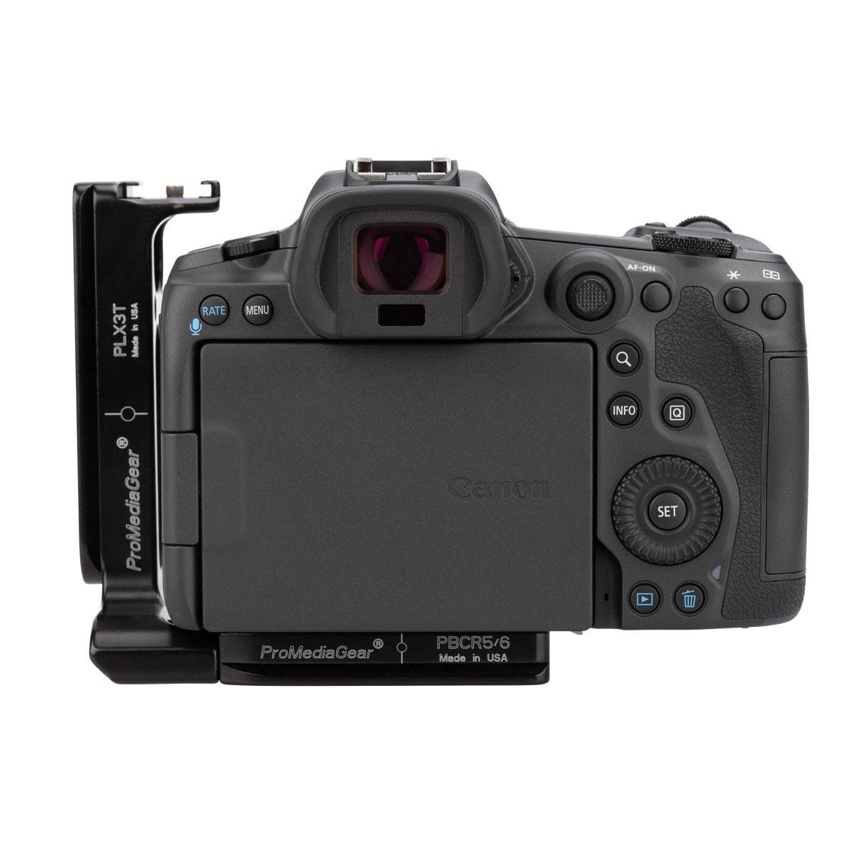USA PLX3T  
Made in USA  
ProMediaGear  
Canon  
PBCR5/6  
Made in USA