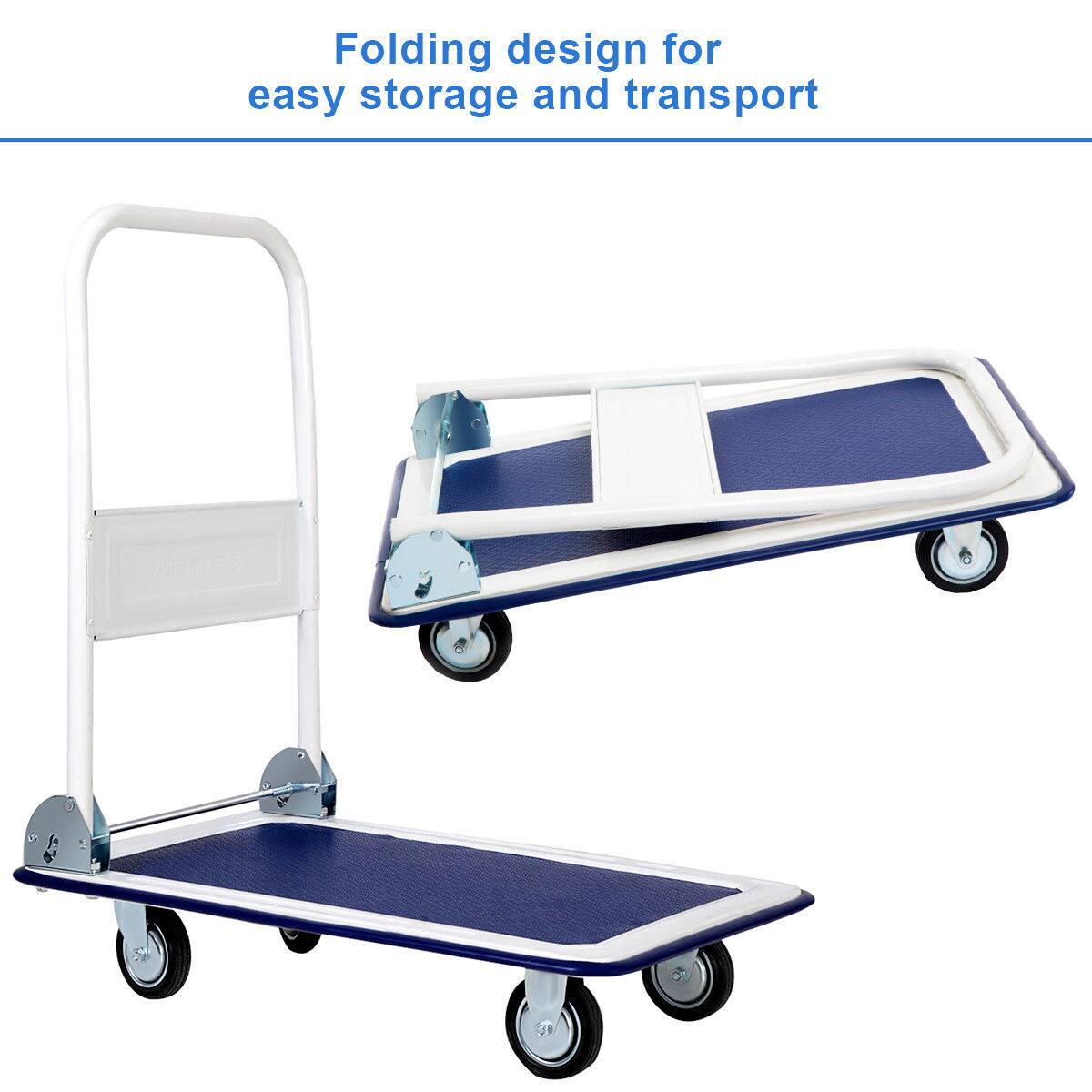 Folding design for easy storage and transportation.