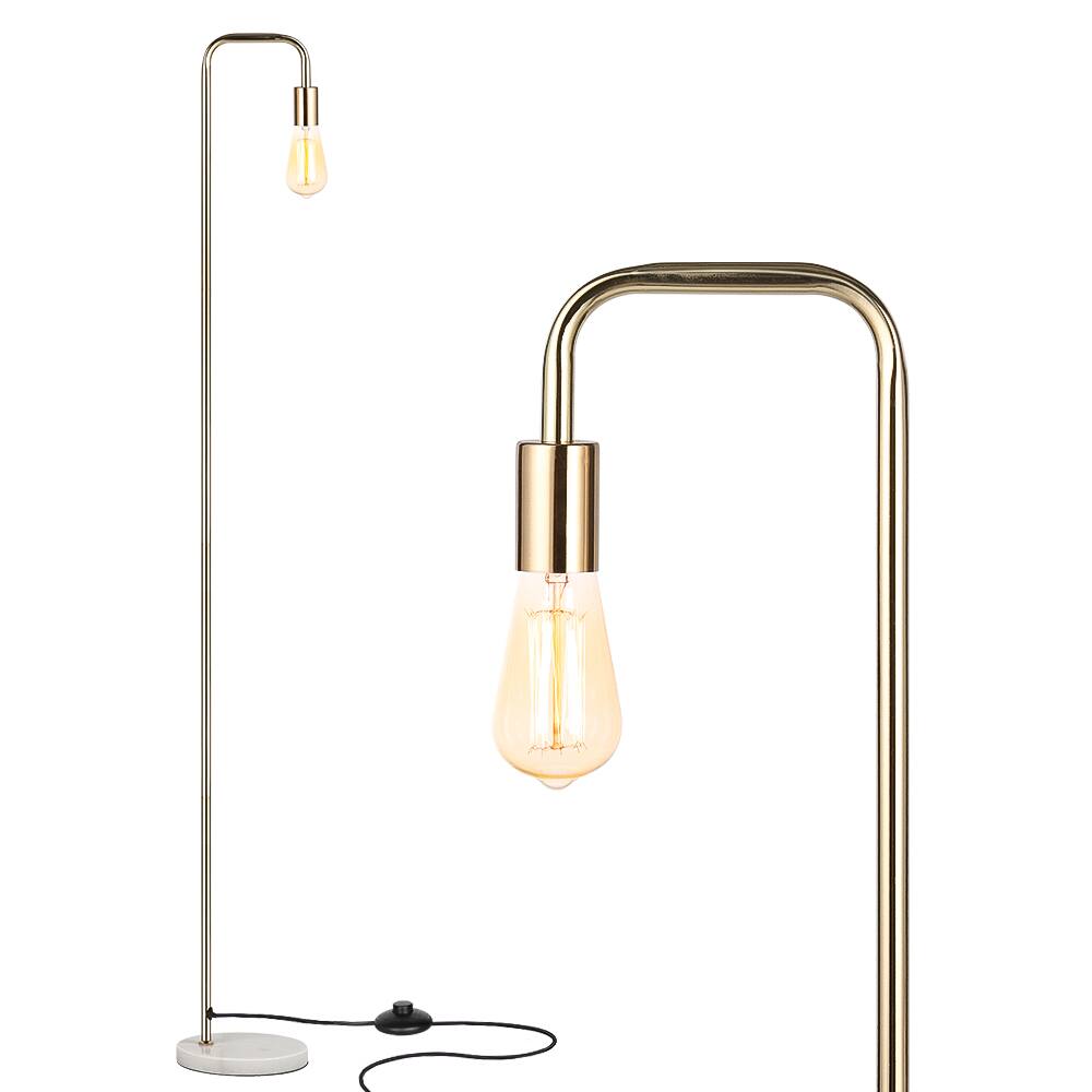Front. Oumilen - 64" Industrial Floor Lamp with Marble Base.