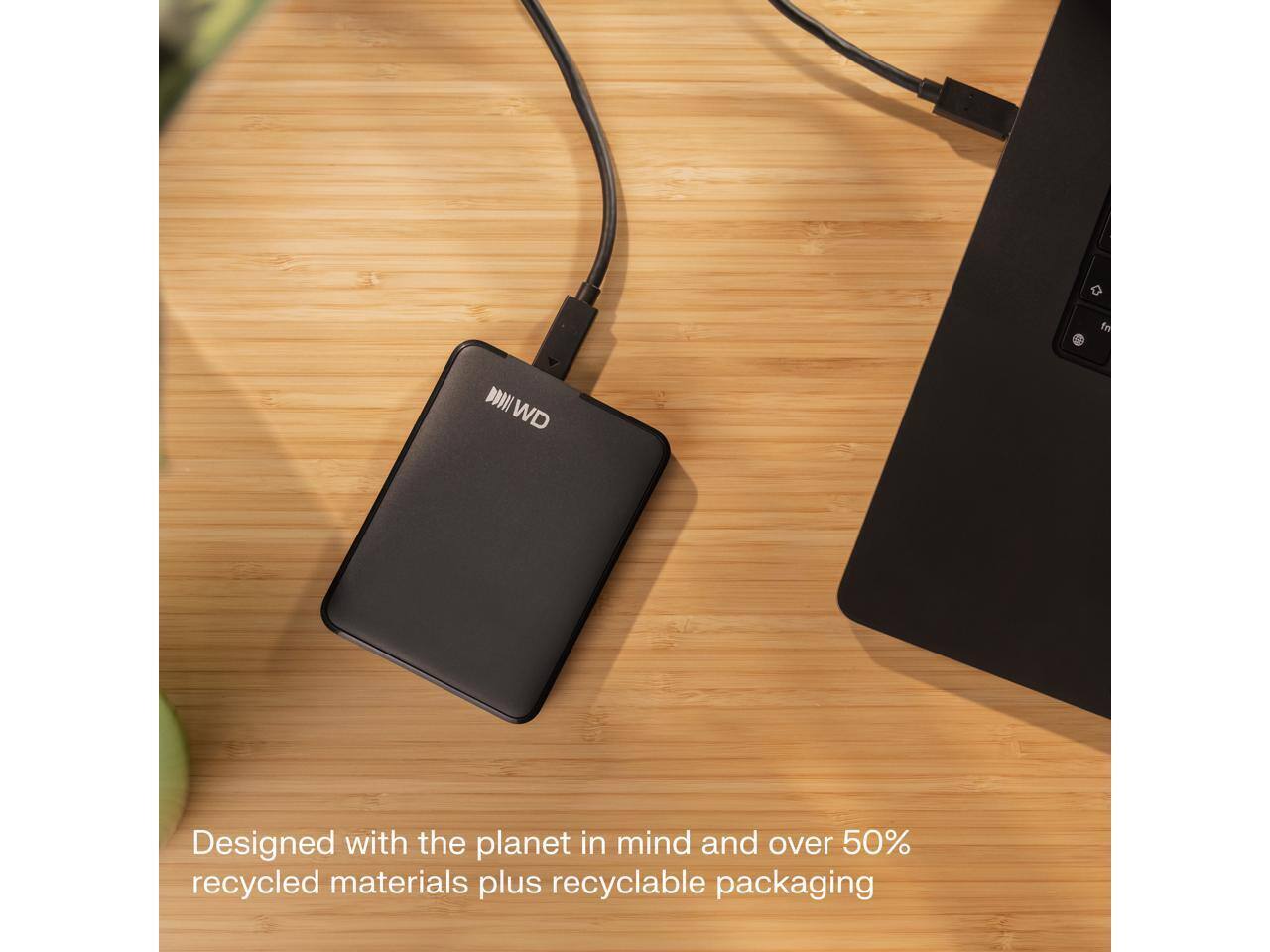 Designed with the planet in mind and over 50% recycled materials plus recyclable packaging