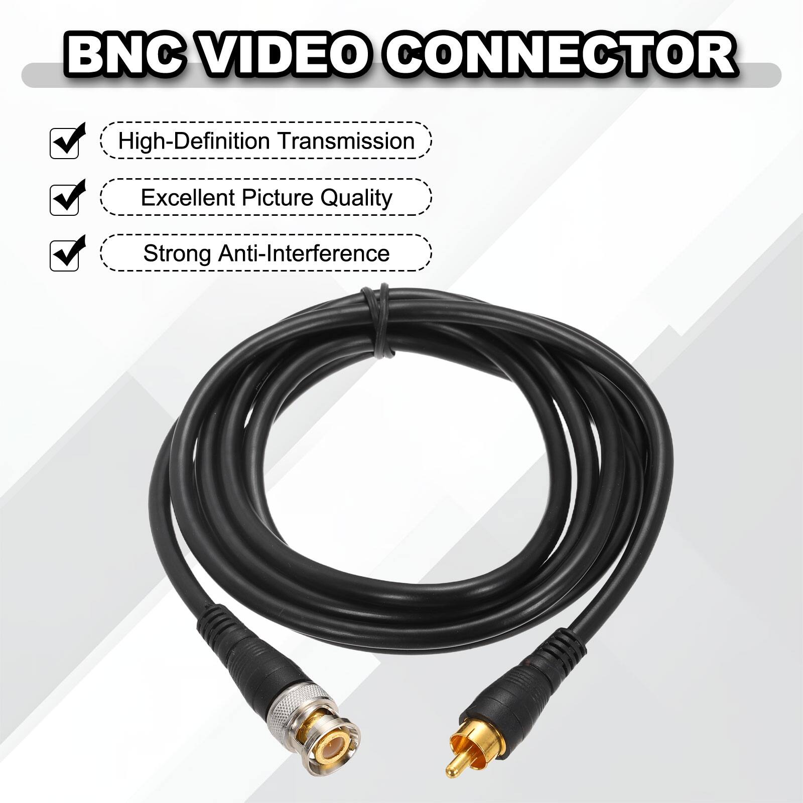 BNC VIDEO CONNECTOR

- High-Definition Transmission
- Excellent Picture Quality
- Strong Anti-Interference