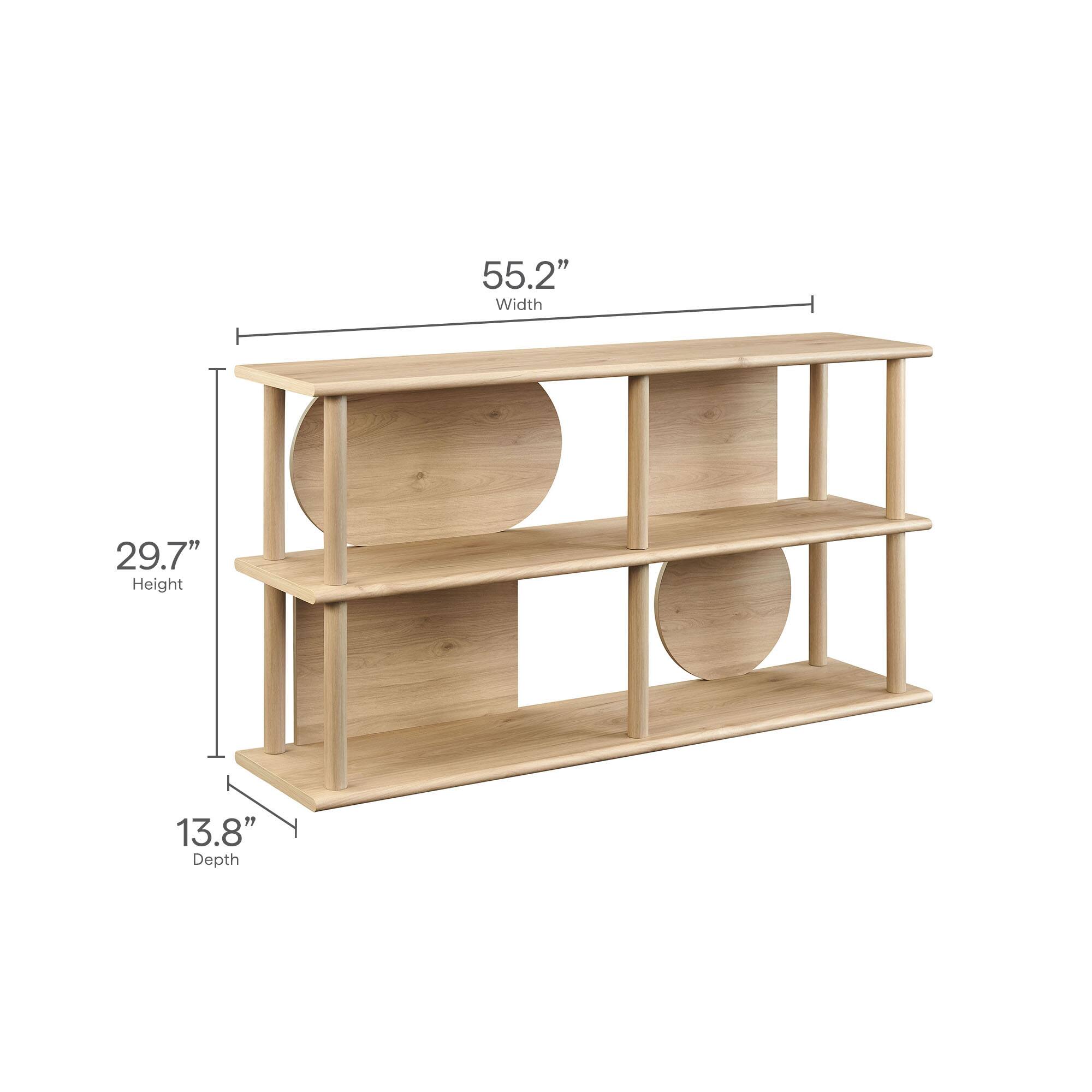 55.2" Width  
29.7" Height  
13.8" Depth