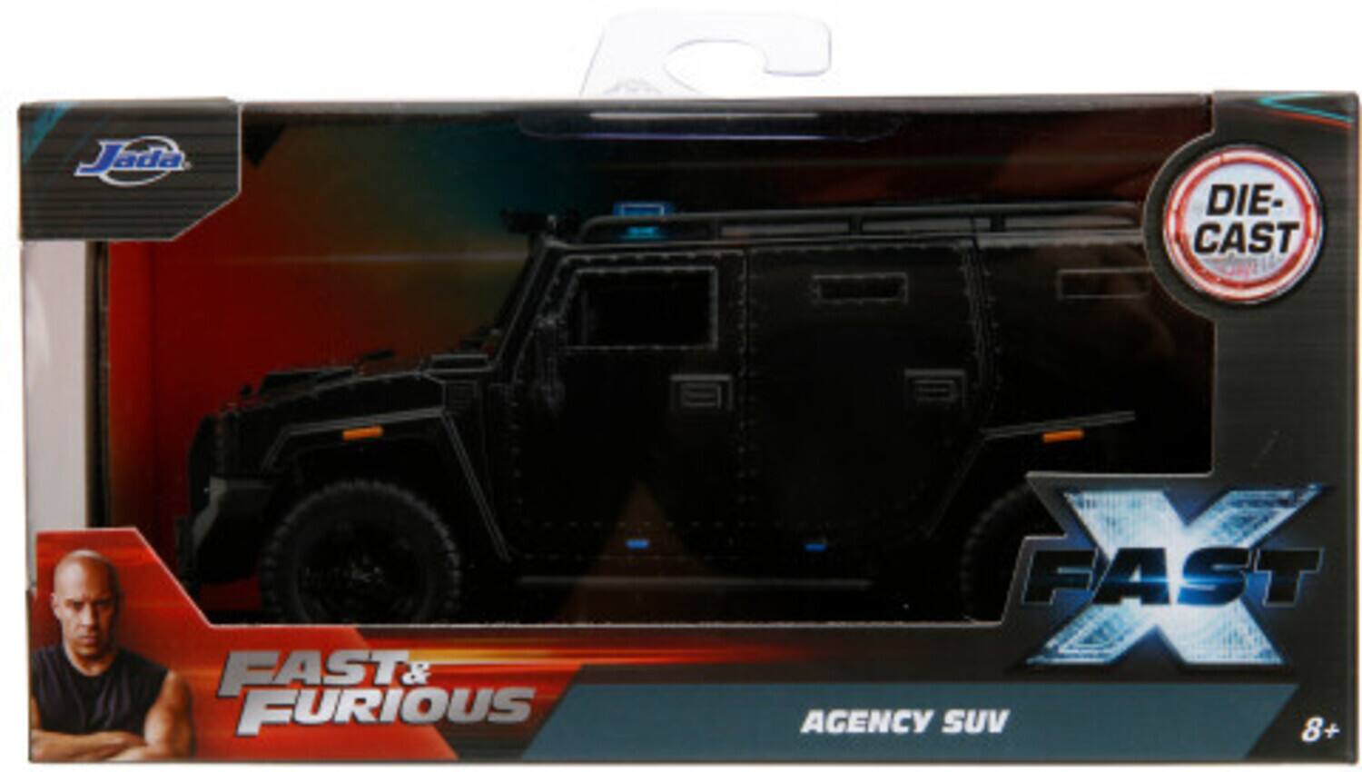 Jada Die-Cast Fast & Furious Fast X Agency SUV 8+