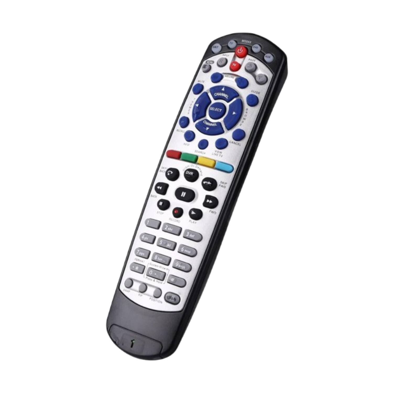 Stock Preferred - Universal TV Remote Control for Dish Network ExpressVU 20.1 IR Satellite Receiver - Black