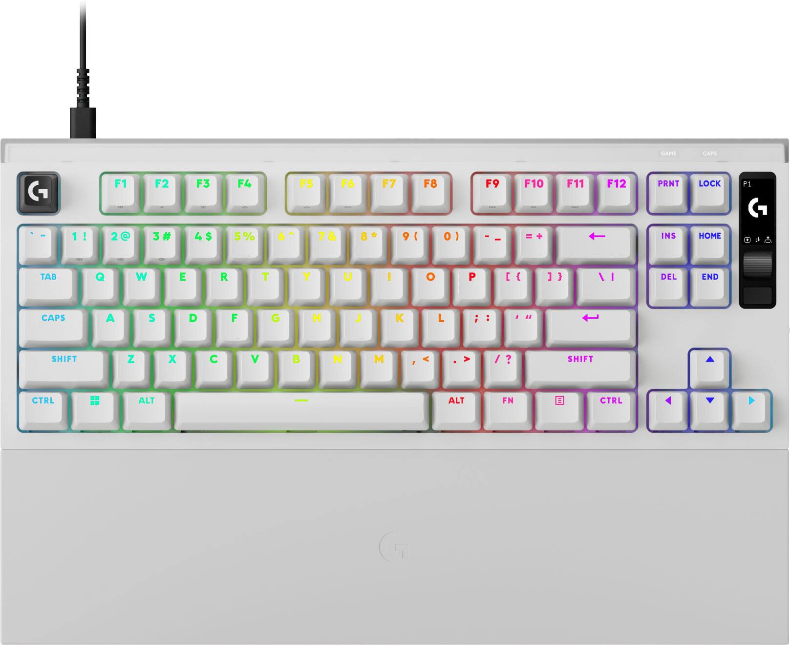 GAME
CAPS
F1
F2
F3
F4
F5
F6
F7
F8
F9
F10
F11
F12
PRNT
LOCK
P1
1
2
3#
4$
5%
6
7
8
9
0
-
=
+
TAB
Q
W
E
R
T
Y
U
I
O
P
[
]
\
|
CAPS
A
S
D
F
G
H
J
K
L
;
:
SHIFT
Z
X
C
V
B
N
M
,
.
/
?
SHIFT
CTRL
ALT
ALT
FN
CTRL