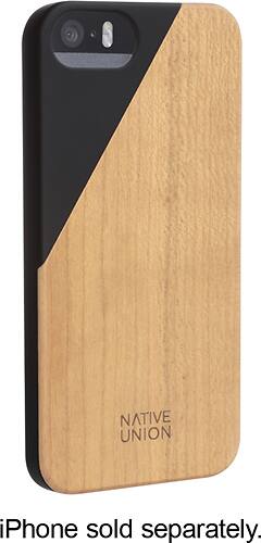 thumbnail interactive-video image 1 of Native Union Clic Wooden IPhone Case - Genuine American Walnut, Slim Fit, Wireless Charging Compatible 1 of 4
