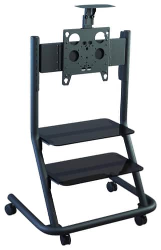 Front. Chief - Video Conferencing Cart for Most 42" - 61" Flat-Panel Displays - Black.