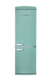 Unique Appliances - Classic Retro 23.8 in 11.7 cu. ft. Frost Free Retro Bottom Freezer Refrigerator ENERGY STAR - Ocean Mist Turquoise - Front_Zoom