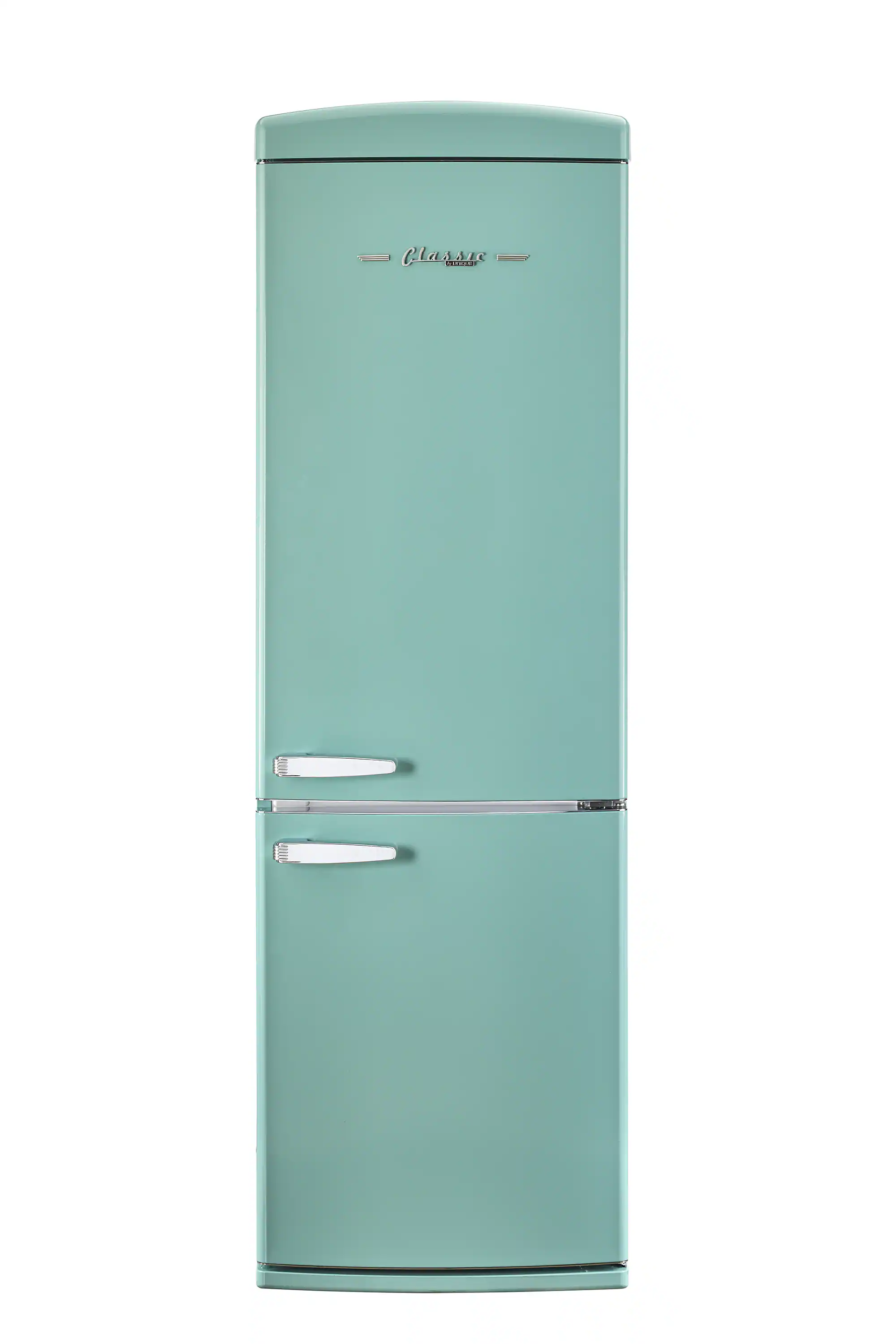 Unique Appliances - Classic Retro 23.8 in 11.7 cu. ft. Frost Free Retro Bottom Freezer Refrigerator ENERGY STAR - Ocean Mist Turquoise