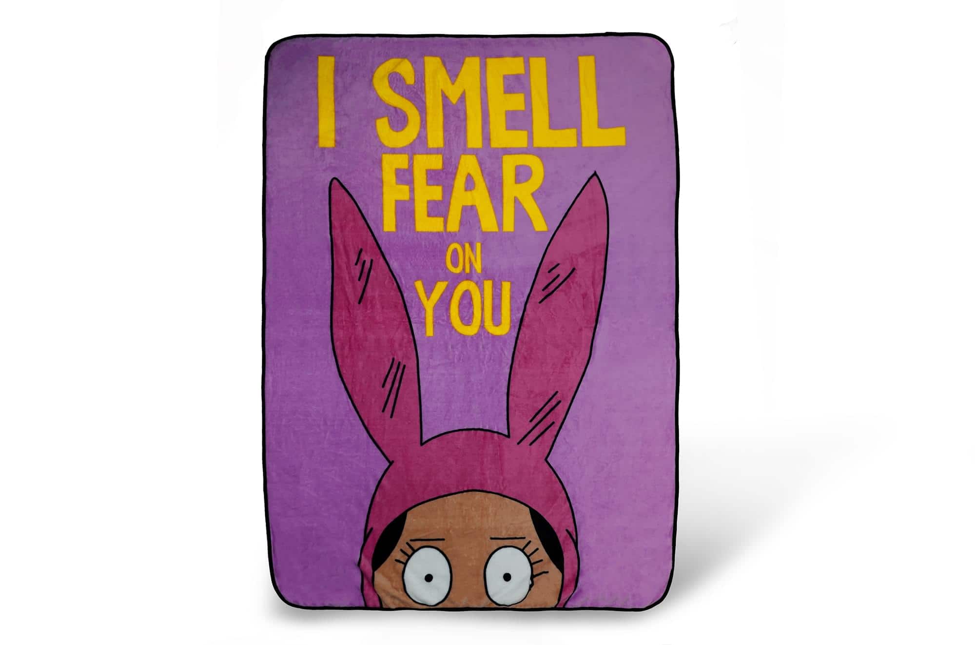 Surreal Entertainment - Bob's Burgers Louise Throw Blanket | I Smell Fear On You | 64 x 44 Inches - Purple price history on PriceWatchPro