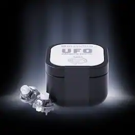 GravaStar - UFO Magnetic Hall Effect Gaming Switches Hot-Swappable Contactless Switches with 100M+ Lifespan 10pcs - Linear - Silver
