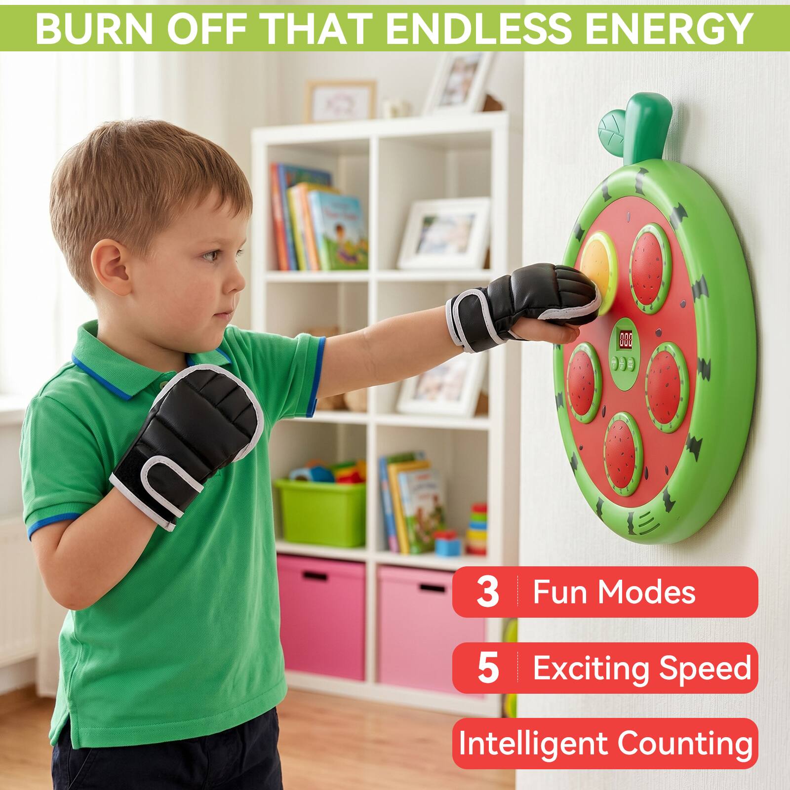 BURN OFF THAT ENDLESS ENERGY

3 Fun Modes
5 Exciting Speed
Intelligent Counting