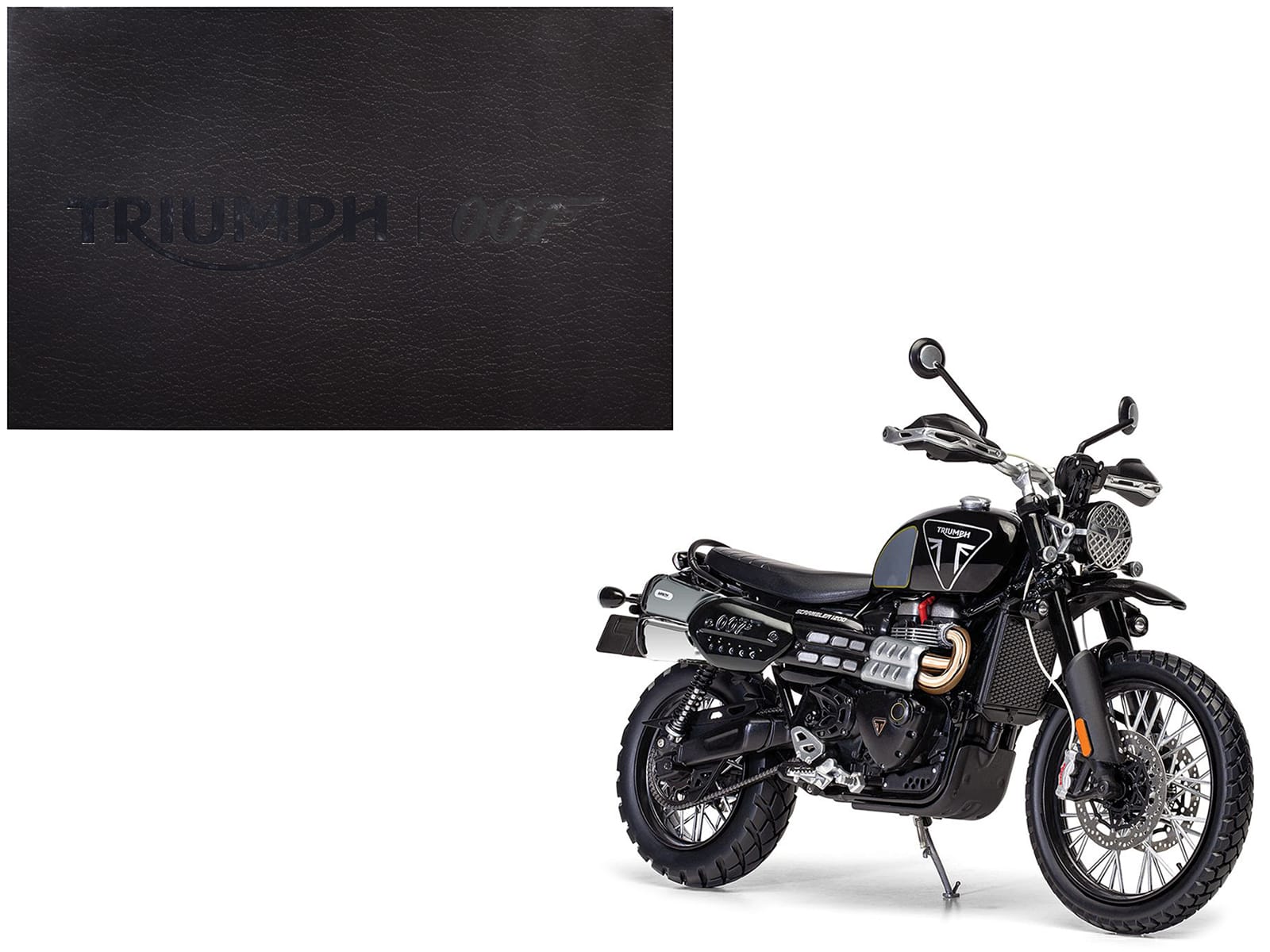 "Triumph Scrambler 1200 ""Bond Edition"" Motorcycle Black 007 James Bond ""No Time to Die"" (2021) Movie 1/12 Model by Corgi" price history on PriceWatchPro