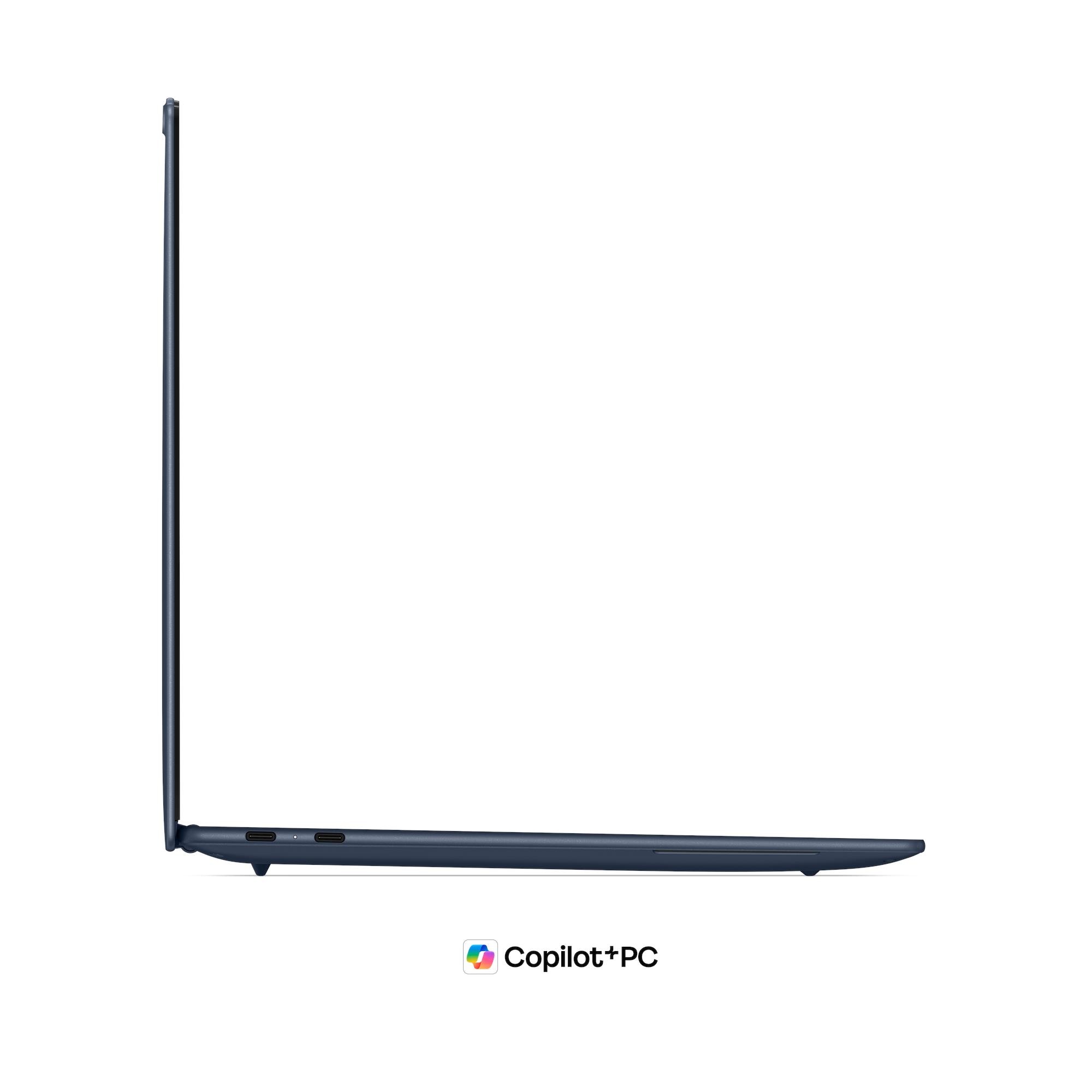 Alt View 10. Lenovo - Yoga Slim 7x 14" FHD+ OLED Touch Laptop - Copilot+ PC - Snapdragon X2 Plus 2026 - 16GB RAM- 1TB SSD - 9.2MP IR Webcam - Blue.