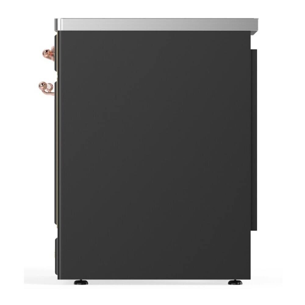 Alt View 7. ILVE - ILVE Majestic II Series  30 in. Induction Range with 4 Induction Elements (Copper Trim) - Graphite Matte.