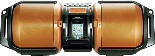  Sharp - 100W Portable Audio System with Apple® iPod®/iPhone® Dock