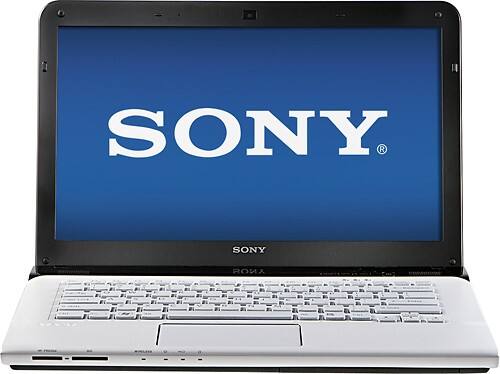 Front Standard. Sony - Geek Squad Certified Refurbished VAIO E Series 14" Laptop - 8GB Memory - White.