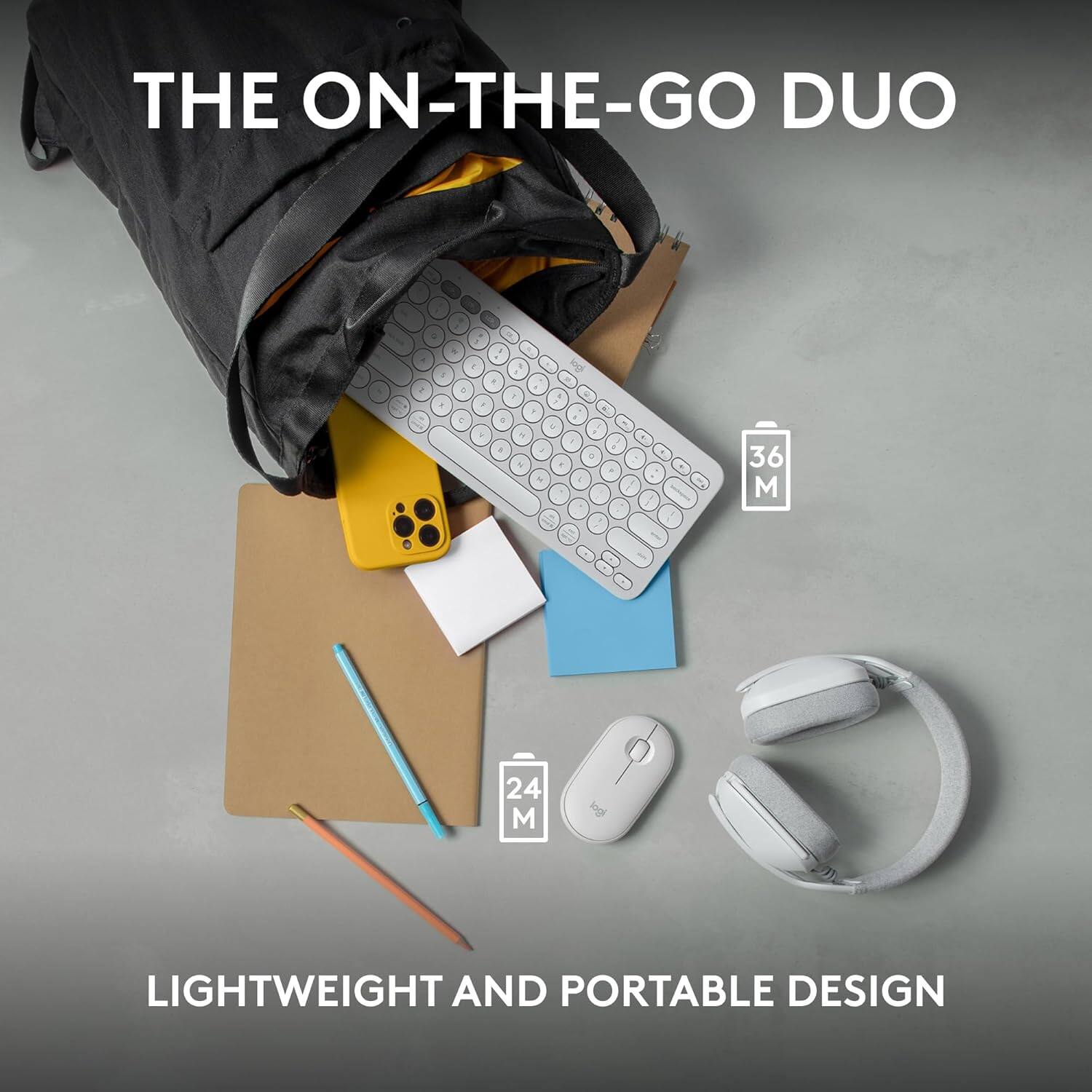 THE ON-THE-GO DUO

LIGHTWEIGHT AND PORTABLE DESIGN

36 M

24 M