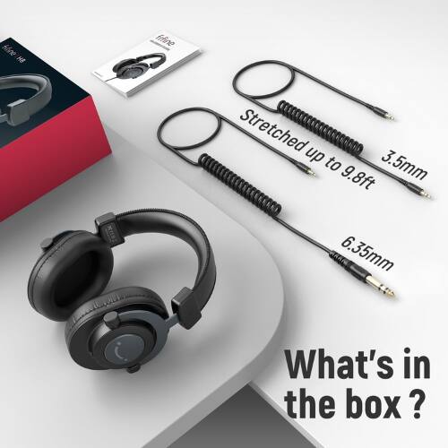 fifine B  
Stretched up to 3.5mm 9.8ft  
6.35mm  
What's in the box?