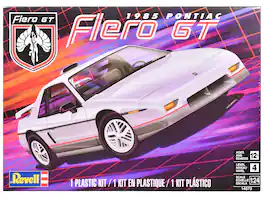 Level 4 Model Kit 1985 Pontiac Fiero GT 1/24 Scale Model by Revell - White