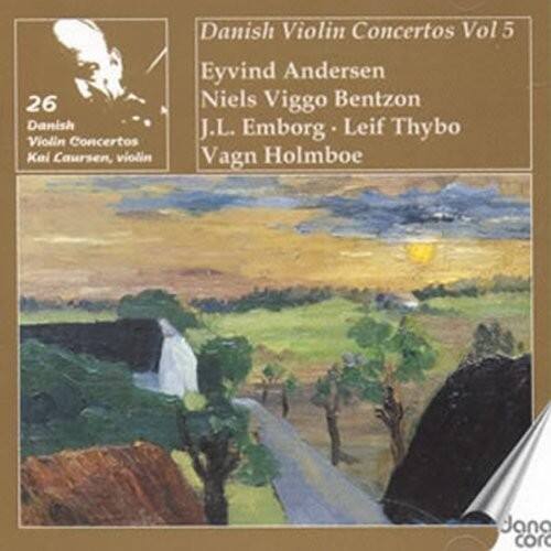 Andersen / Bentzon / Emborg - Danish Violin Concertos 9 & 10   - COMPACT DISCS [CD]