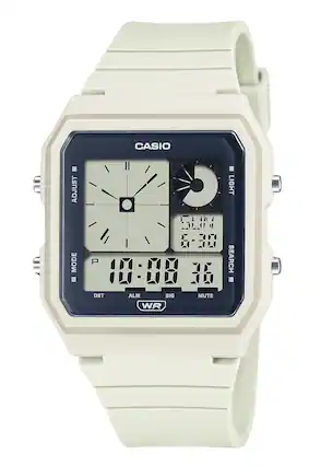CASIO
ADJUST MODE LIGHT SL 6-30 P 10:08 36 SEARCH DST ALM SIG MUTE WR