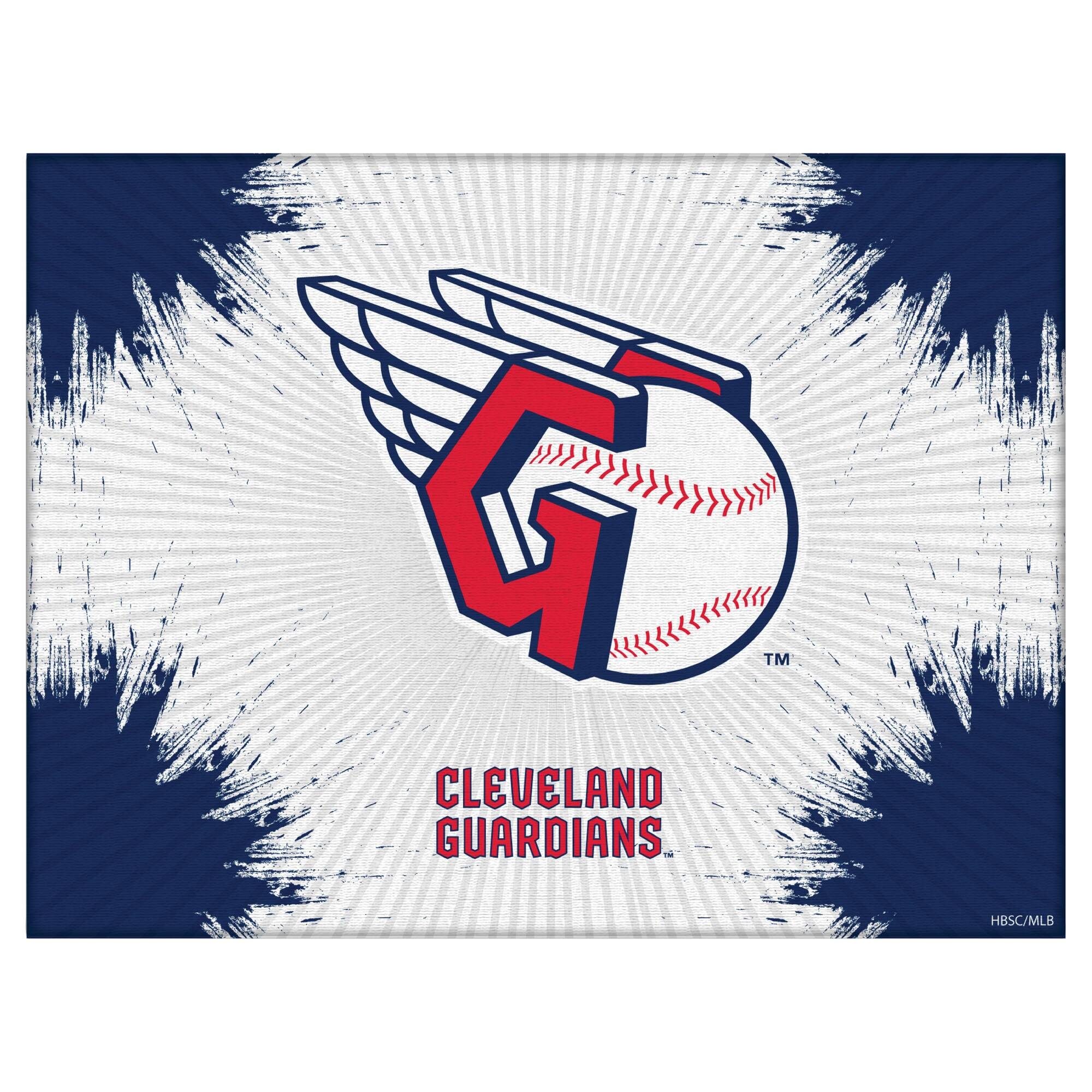 Cleveland Guardians 15" x 20" Splash Canvas Wall Art