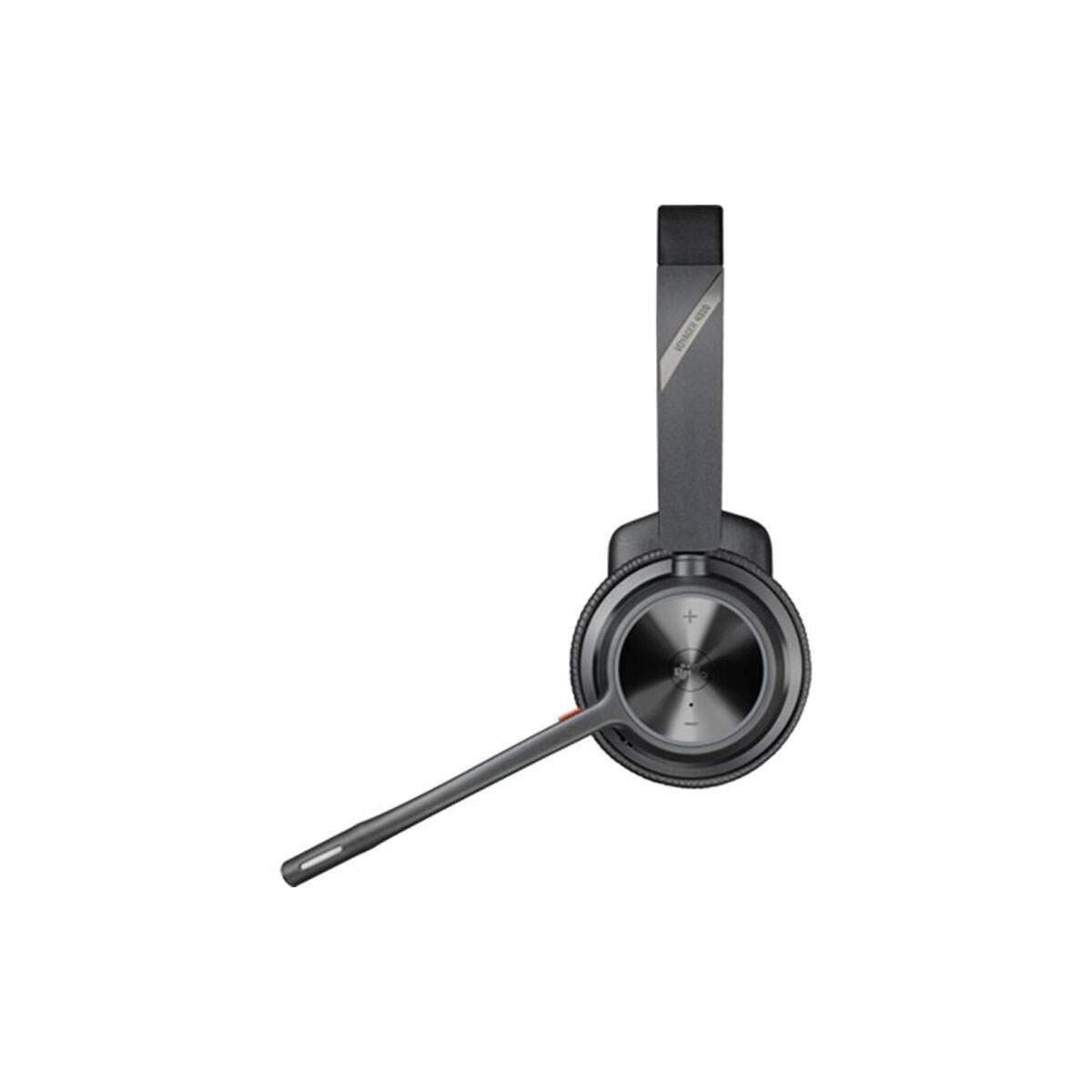Alt View 3. HP - HP Poly Voyager 4310 UC Wireless Monoaural Headset with USB-A Adapter, Microsoft Teams Certified - Black.