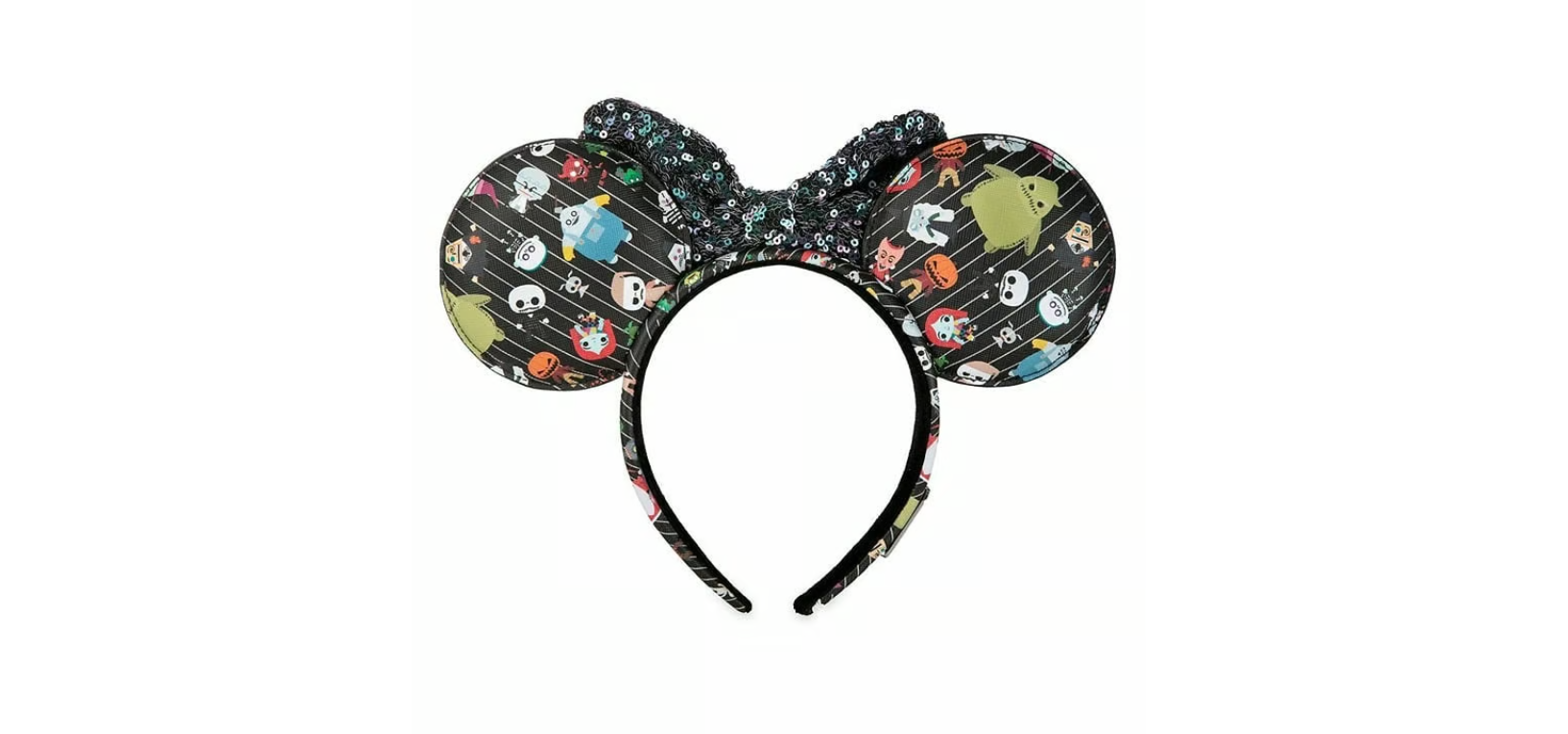 Back. Disney - Disney Parks Loungefly Nightmare Before Christmas Minnie Ear Headband..