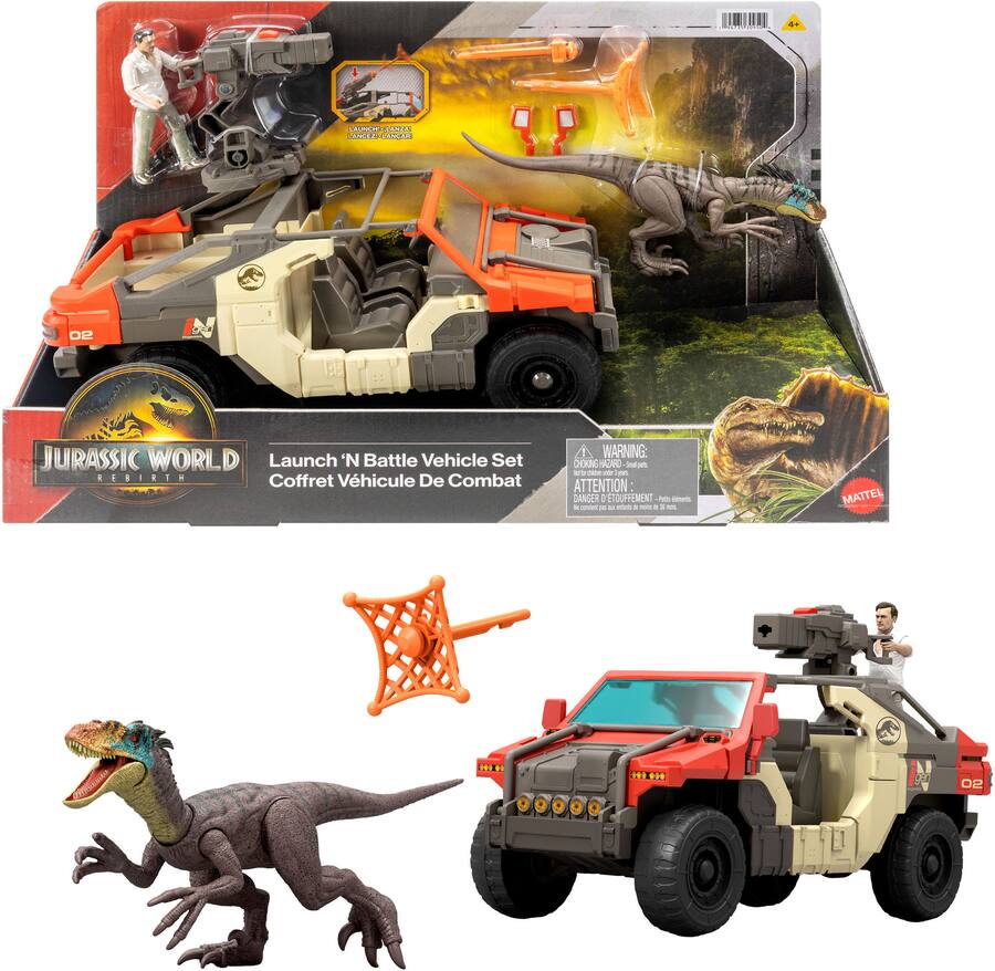 JURASSIC WORLD - Véhicule Heros - Jeux - Jouets JURASSIC WORLD - Véhicule Heros - Jeux - Jouets