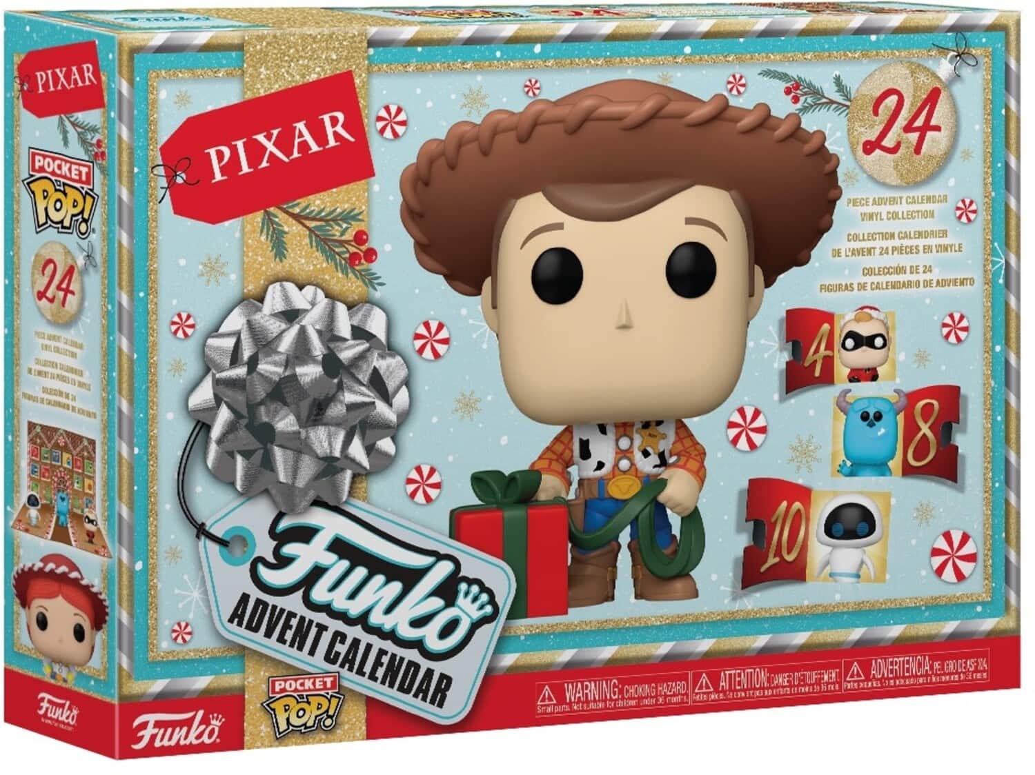 FUNKO Advent Calendar: Pixar, 2024 - COLLECTABLES - Multicolor