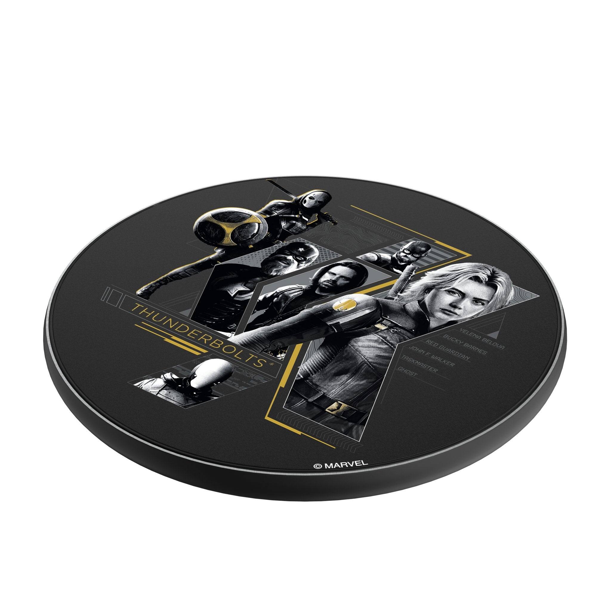 THUNDERBOLTS  
BULLY VELEN RED PELLOU JOHT F QUARZAR ARNIES MOLKER S GHOST TASKMASTER  
MARVEL