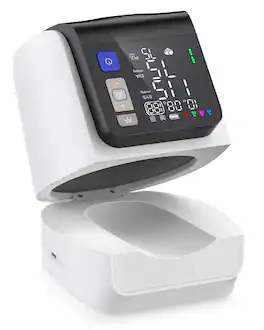 Arboleaf - No-Wrap Arm-in Upper Arm Blood Pressure Monitor for Home Use - White
