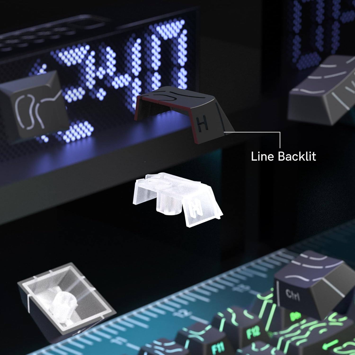 U 74!! H Line Backlit H Chrl 12 1 eo F1 F12