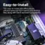 Easy-to-install This easy-to-install SSD offers secure, efficient space for Gen4 laptop and desktop files, along with Gen3 backward compatibility.