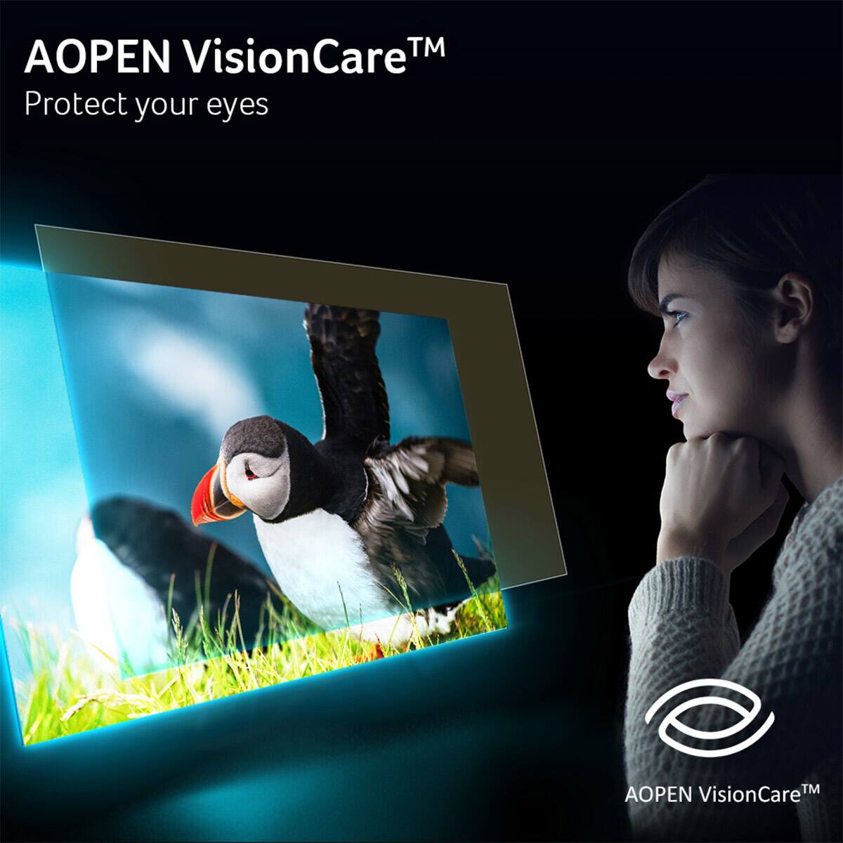 AOPEN VisionCare TM Protect your eyes TM
