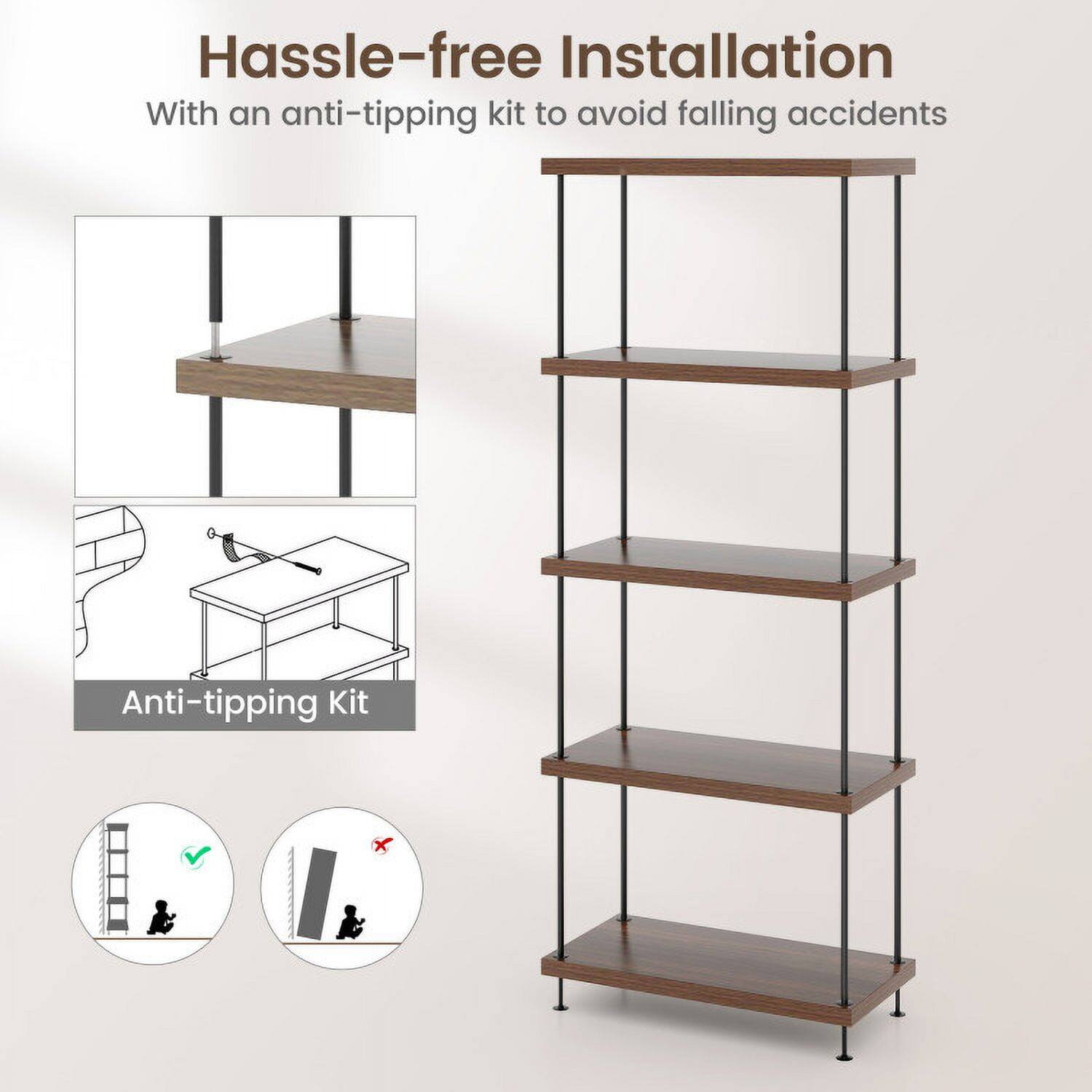 Hassle-free Installation  
With an anti-tipping kit to avoid falling accidents  

Anti-tipping Kit