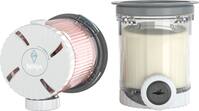 Ninja - Swirl by CREAMi Pints and Lids, 2 Pack - Grey Lids - Front_Zoom
