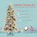 Adorable Christmas Tree brings you the magic holiday atmosphere with its realistic design, great stability, and easy assembly. It is also easy to maintain, making it a perfect choice for your holiday decorations.